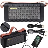 Портативная Bluetooth колонка Awei Y668 с PowerBank беспроводная аккумуляторная стерео акустика, минидинамик с ручкой и повербанком FM MP3 AUX TF USB