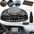Автомобільний ароматизатор Solar Car Air Freshener дифузор на сонячній батареї і номерною табличкою на приладову панель авто True Paradise