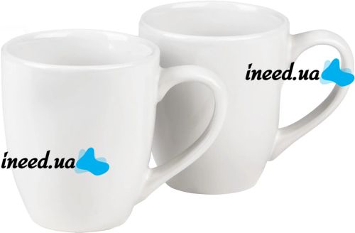 Drip coffee maker for two cups Domotec MS-0706 with 2 ceramic cups, home electric coffee machine for tea and coffee 0.3 L 500W White