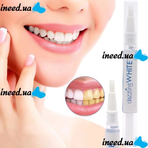 Карандаш для отбеливания зубов Teeth Whitening Dazzling White отбеливающие гель средство для осветления зубной эмали, отбеливатель гель-карандаш 2 мл