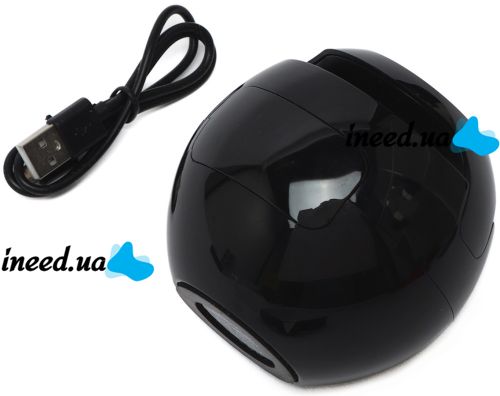Беспроводная Bluetooth колонка с часами Kimiso KMS-K12 3W аккумуляторный портативный мини динамик с будильником и RGB LED подсветкой microUSB