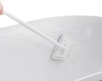 Щетка для чистки ванны и плитки Glass Eraser LY-516 2 в 1 трапециевидная губка для мытья пола, стен и окон с длинной ручкой и сменными насадками