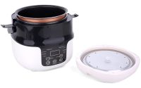 Автомобильная мультиварка Car Electric Rice Cooker M20A 2 л сенсорный мультиповар с подогревом и таймеров 6 режимов от прикуривателя 12V 24V
