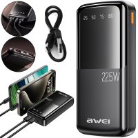 Портативное зарядное устройство Power Bank Awei P13K 20000mah 22.5W 2 USB TYPE-C с быстрой зарядкой и индикатором, внешний аккумулятор повербанк