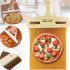 Дерев'яна розсувна лопатка слайдер Pala Pizza Scorrevo для піци і випічки, змінна дощечка Effesto для тіста з антипригарним покриттям