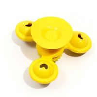 Игрушка-спиннер для кота Rotate Windmill с кошачьей мятой, интеллектуальная, развивающая светящиеся гипоаллергенная спиннер игрушка для котов и кошек