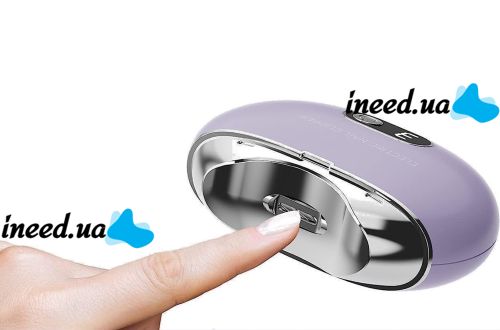 Автоматическая электропилка триммер для стрижки ногтей R6Y8 Nail Clipper AND263 аккумуляторная пилочка MAG-654, электрические кусачки с дисплеем USB