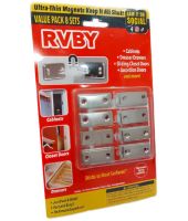 Универсальный набор магнитов для дома Value Pack 9436-2 комплект 8 штук прямоугольный магнит защелка для дверей и шкафов, магнитное дверное крепление