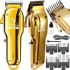 Wireless Hair and Beard Clipper VGR V-678 4 in 1 with a set of removable attachments, professional rechargeable men's car USB V678
