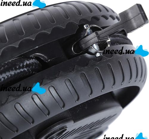 Автомобильный компрессор в форме колеса Air Compressor H0248 260PSI 12V автокомпрессор, насос с манометром для контроля давления в шинах, колес авто