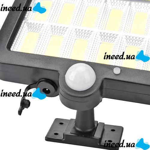 Подвесной уличный фонарь Solar light BK-128-6 COB на солнечной батарее с датчиком движения и пультом ДУ, водонепроницаемый настенный светильник