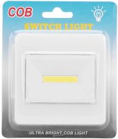 Светодиодный настенный LED светильник COB UP! LP-9102E на батарейках light switch беспроводной переносной выключатель, подсветка на магните липучке