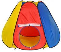 Children's play tent Pyramid Bambi M0506 with pegs with carrying bag, Folding teepee MAG-899 144x244x104 cm for children from 3 years old