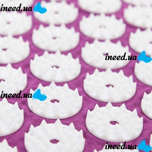 Ортопедический акупунктурный массажный коврик Acupressure Mat для спины, головы, шеи, ног, стоп, аппликатор Кузнецова для игольчатого массажа тела