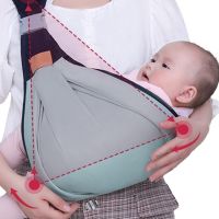 Carrying Backpack for Newborns Baby Sling AND182 Breathable Sling Carrier for Baby, ergo Backpack up to 20 kg, Baby Kangaroo on One Shoulder