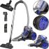 Domotec MS-4407 3.5L 4600W electric bulb vacuum cleaner without bag c turbo brush Blue