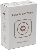 Мини термопринтер Jetix Mini Printer портативный карманный детский принтер для смартфона с Bluetooth для печати без чернил от 3 лет Android IOS