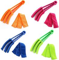 Щетка для оконных жалюзи Window Blind Cleaner Duster Brush тройная щетка для уборки и очистки и радиаторов от пыли с насадками из микрофибры