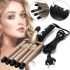 Geemy GM-2933 five-wave curling iron 17 mm ceramic coated five-wave curling iron Geemy Hollywood curl styling device