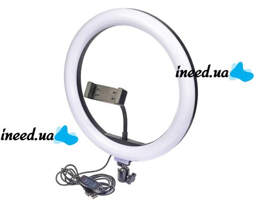 Кольцевая USB LED лампа Ring Fill Light JY-360A 36 см 14" без штатива Профессиональная студийная светодиодная CXB-360 (теплый, нейтральный, холодный)