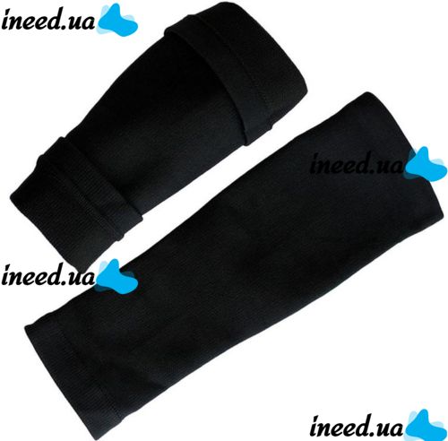 Поддерживающие компрессионные гетры Copper Fit Calf Compression Sleeves, Облегающие гольфы с фиксацией икр, Бандаж для поддержки голени Черные