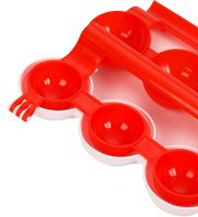 Форма для изготовления фаршированных мясных шариков Stuffed Ball Maker RS-45 фрикаделек с начинкой на 4 ячейки для приготовления котлет из пластика