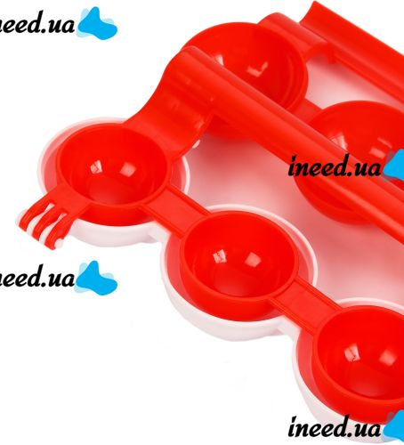Форма для изготовления фаршированных мясных шариков Stuffed Ball Maker RS-45 фрикаделек с начинкой на 4 ячейки для приготовления котлет из пластика