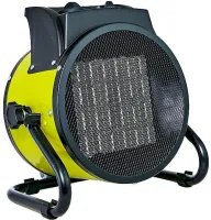 Теплова гармата Grunfeld GG1506-2 3000W 3 режими до 280 м3/год, Електричний підлоговий обігрівач тепловентилятор NF-002 3кВт від мережі Жовтий