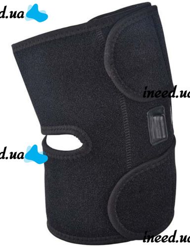 Универсальный бандаж грелка для коленного сустава ThermaFix TP-02 с подогревом от USB, Согревающий наколенник на колено и плечо 3 режима 5V Черный