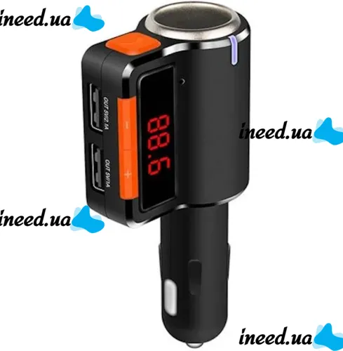 Автомобильный FM трансмиттер передатчик Bluetooth MP3 S 21, Авто ФМ блютуз модулятор в машину с зарядкой 3.1 A, Автомобильное зарядное устройство