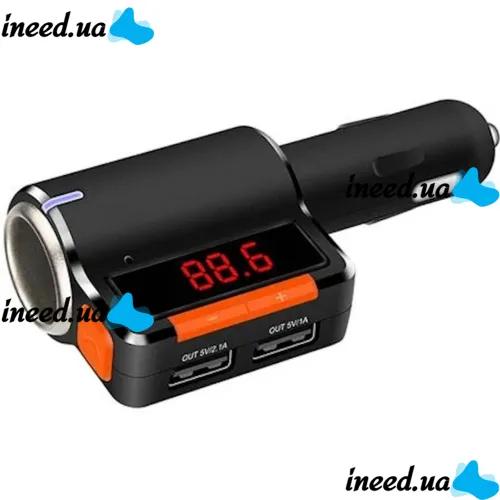 Автомобильный FM трансмиттер передатчик Bluetooth MP3 S 21, Авто ФМ блютуз модулятор в машину с зарядкой 3.1 A, Автомобильное зарядное устройство