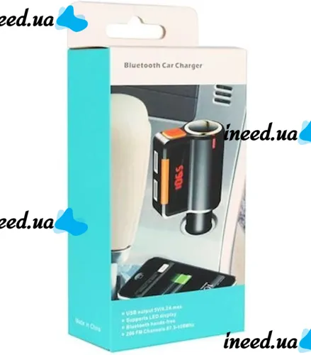 Автомобильный FM трансмиттер передатчик Bluetooth MP3 S 21, Авто ФМ блютуз модулятор в машину с зарядкой 3.1 A, Автомобильное зарядное устройство