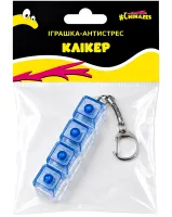 Брелок антистресс кейкап Switch Keychain SK-04 прозрачная игрушка кликер с 4 механическими клавишами, карабином для ключей и RGB подсветкой Jedel