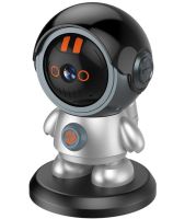 Wireless Baby Monitor Wi-Fi IP Surveillance Camera ESCAM PT302 Cosmonaut with Motion Sensor and Call Function, Rotary Baby Monitor 2K Gray