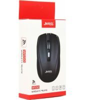 Беспроводная оптическая мышка Jedel W550 Black 1000 DPI игровая для компьютера и ноутбука 2.4GHZ на батарейке, Геймерская USB мышь 98127 Черная