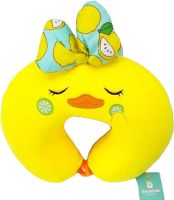 Набор подушек для ребенка Утята duck NJ-009, Детские подушки уточки обычная и дорожная, Детская туристическая подушка Утка для путешествий в машину