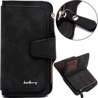 Женский замшевый кошелек Baellerry Forever N2345 Black женское мини портмоне на 10 отделений для купюр и мелочи 19х10.5 см Черный