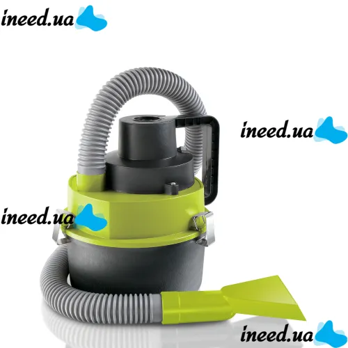 Автомобільний пилосос The Black Multifunction Auto Vacuum 100 W для сухого та вологого прибирання в салоні від прикурювача 12V 3 насадки для авто