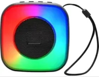 Беспроводная Bluetooth колонка SPS LX-01 с RGB подсветкой для прослушивания музыки, Аккумуляторная блютуз акустика ATARC AT-620 FM-радио AUX от USB