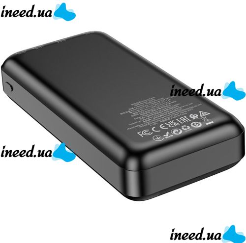 Внешний аккумулятор повербанк Power Bank Borofone BJ27A 20000mAh 15W 2USB TYPE-C с быстрой зарядкой, Портативное зарядное устройство батарея 3 выхода