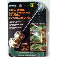 Универсальная насадка-распылитель воды Schmidt Brass Nozzle, Латунная насадка регулируемый распылитель на садовый шланг для полива и  аэрации