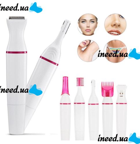 Жіночий Електричний тример Veet Sensitive Precision Expert епілятор для обличчя і тіла, електробритва зі змінними насадками Sweet Sensitive