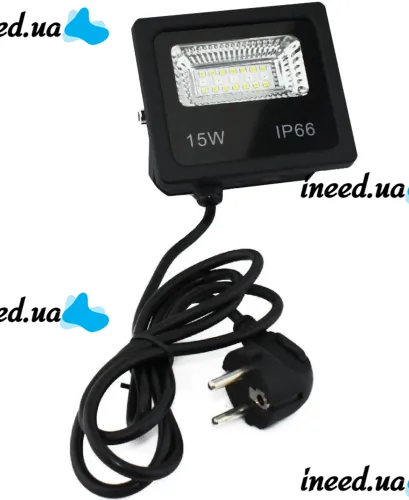 Уличный светодиодный прожектор RGB Flood LB-7980 Light с Bluetooth управлением от телефона, LED Фонарь 15W с монтажным креплением для освещения IP66 от сети