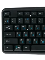 Проводная компьютерная клавиатура CBR KB107 107 клавиш + переключение языка одной кнопкой для ПК PC, игровая мембранная клавиатура для геймеров