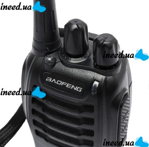 Комплект из двух раций Baofeng BF-888S на 16 каналов до 5 км, Радиостанция на 2 двухдиапазонные рации на 1500 мАч со встроенным FM рация