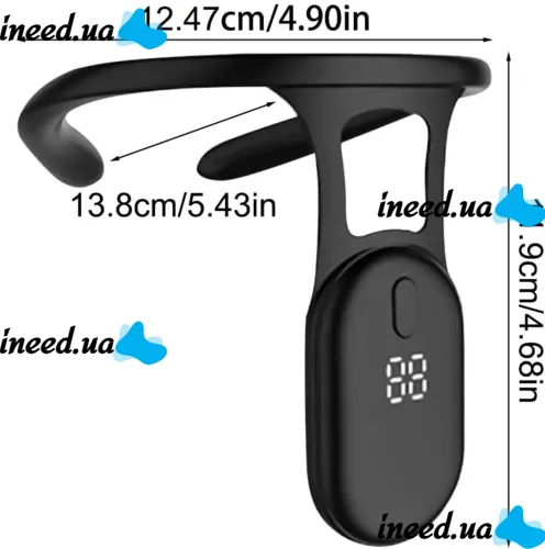 Умный корректор осанки Posture Device S910 с вибро напоминанием USB Корсет от сутулости с датчиком неправильного положения спины с вибрацией