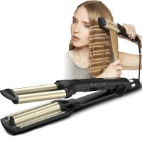 Профессиональная тройная плойка волна Babyliss Pro GBR Wave Envy DT-2021 для укладки волос с регулятором температуры Бебилис Стайлер