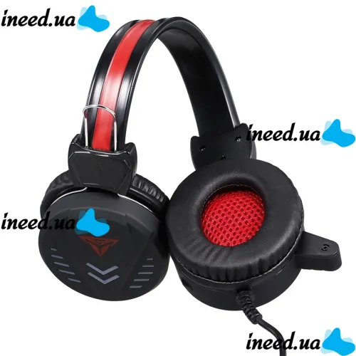 The Engineer A1 Wired Overhead USB Headphones with Microphone and LED Backlight, Gaming Headset for Computer, Gaming A-1, A1
