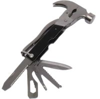 Универсальный складной ключ мультитул молоток - швейцарский нож Bell Howell Tac Tool 18 в 1 плоскогубцы, отвертка пила из нержавеющей стали с чехлом