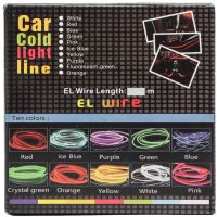 Автомобильная декоративная подсветка CAR Cold Light Line EL-1302-4 м, Светодиодная лента в авто, Неоновая лента для автомобиля 4м